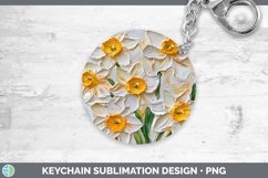 Gorgeous3D Flowers Keychain design.