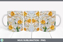 Gorgeous3D Flowers Mug Wrap design.