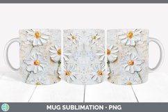 Gorgeous3D Flowers Mug Wrap design.