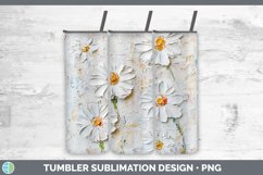 Gorgeous3D Flowers Tumbler design.