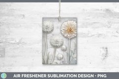 Gorgeous3D Flowers Air Freshener design.