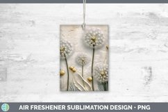 Gorgeous3D Flowers Air Freshener design.