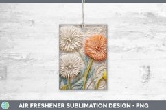 Gorgeous3D Flowers Air Freshener design.