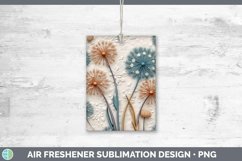 Gorgeous3D Flowers Air Freshener design.