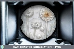 Gorgeous3D Flowers Car Coaster design.