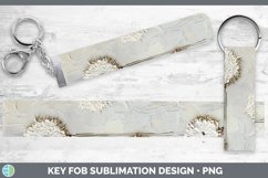 Gorgeous3D Flowers Key Fob design.