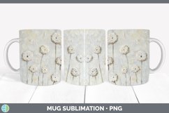 Gorgeous3D Flowers Mug Wrap design.