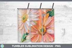 Gorgeous3D Flowers Tumbler design.