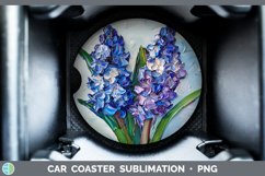 Gorgeous3D Flowers Car Coaster design.