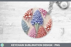 Gorgeous3D Flowers Keychain design.