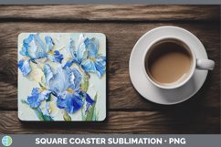 Gorgeous3D Flowers Square Coaster design.