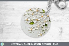 Gorgeous3D Flowers Keychain design.