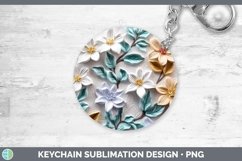 Gorgeous3D Flowers Keychain design.
