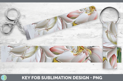 Gorgeous3D Flowers Key Fob design.