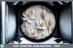 Gorgeous3D Flowers Car Coaster design.