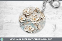 Gorgeous3D Flowers Keychain design.