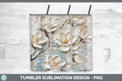 Gorgeous3D Flowers Tumbler design.