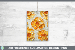 Gorgeous3D Flowers Air Freshener design.