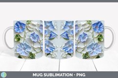 Gorgeous3D Flowers Mug Wrap design.