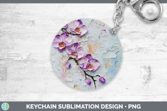 Gorgeous3D Flowers Keychain design.