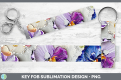 Gorgeous3D Flowers Key Fob design.