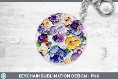 Gorgeous3D Flowers Keychain design.