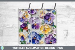 Gorgeous3D Flowers Tumbler design.