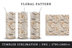 3d flowers patterns floral arrangement design wraps sublimation bundle for customize 20 OZ tumbler