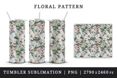 3d flowers patterns floral arrangement design wraps sublimation bundle for customize 20 OZ tumbler