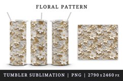 3d flowers patterns floral arrangement design wraps sublimation bundle for customize 20 OZ tumbler