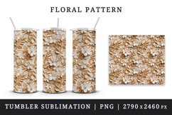 3d flowers patterns floral arrangement design wraps sublimation bundle for customize 20 OZ tumbler
