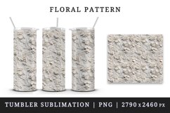 3d flowers patterns floral arrangement design wraps sublimation bundle for customize 20 OZ tumbler