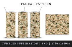3d flowers patterns floral arrangement design wraps sublimation bundle for customize 20 OZ tumbler