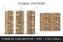 3d flowers patterns floral arrangement design wraps sublimation bundle for customize 20 OZ tumbler