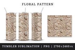 3d flowers patterns floral arrangement design wraps sublimation bundle for customize 20 OZ tumbler