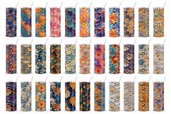 3d flowers patterns floral arrangement design wraps sublimation mega big bundle for customize 20 OZ tumbler