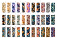 3d flowers patterns floral arrangement design wraps sublimation mega big bundle for customize 20 OZ tumbler