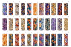 3d flowers patterns floral arrangement design wraps sublimation mega big bundle for customize 20 OZ tumbler