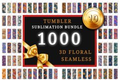 3d flowers patterns floral arrangement design wraps sublimation mega big bundle for customize 20 OZ tumbler