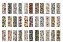 3d flowers patterns floral arrangement design wraps sublimation mega big bundle for customize 20 OZ tumbler