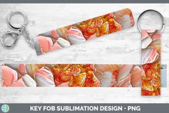 Gorgeous3D Flowers Key Fob design.