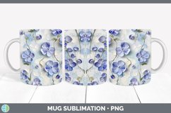 Gorgeous3D Flowers Mug Wrap design.