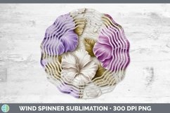 Gorgeous3D Flowers Wind Spinner design.