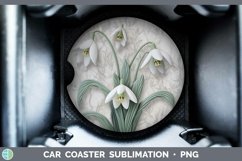 Gorgeous3D Flowers Car Coaster design.