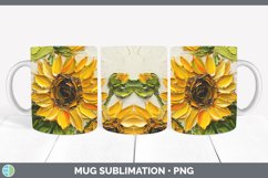 Gorgeous3D Flowers Mug Wrap design.