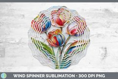 Gorgeous3D Flowers Wind Spinner design.