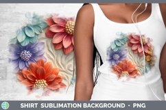 Gorgeous3D Flowers Shirt design.