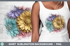 Gorgeous3D Flowers Shirt design.