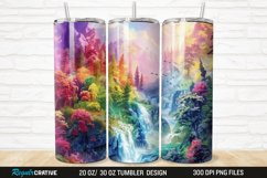 3D Forest Landscape 20/30oz Skinny Tumbler Product Image 1