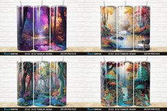 3D Forest Landscape Colorful River Tumbler Bundle Product Image 2